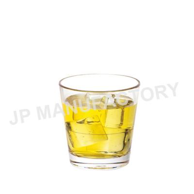 China 8/9/10oz Whiskey Casual Shatterproof Plastic Glass Polycarbonate Plastic Rock Tumbler for sale