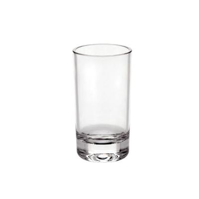 China FILE 50ml shot glass 1.7oz shot glass shatterproof polycarbonate mini plastic bullet reusable tequila glass for sale