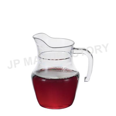 China CLASSIC 600ml Unbreakable Plastic Polycarbonate Decanter Plastic Wine Jar Wine Decanter for sale