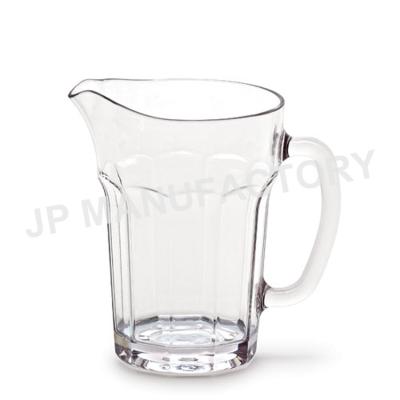 China 1300ml FILE Pitcher Reusable Clear Plastic Jug Food Grade Jug Polycarbonate Beer Jug for sale