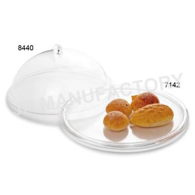 China 16 Inch Viable Clear Plastic Display Dish Food Dome Cover Pizza Bread Cover for sale