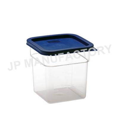 China Sustainable Durable Plastic Food Container / 5L Square Food Storage Container for sale