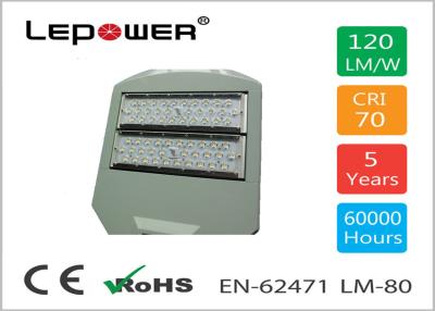 China 100w Highway Silver Outdoor Led Street Lights 3000k - 3500k IP66 Waterproof for sale