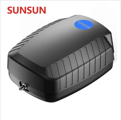 China SUNSUN Sustainable Cap-Series Magnetic Vibration Compressor Large Volume Air Ant Plastic Skid And All-season Shock Absorption Compressor Pond for sale