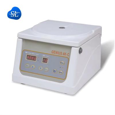 China Small Low-Speed Centrifuge 4000rpm for Laboratory Hospital Teaching Professional for sale