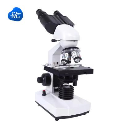 China Binocular Biomicroscope Hinged 40-1600X Laboratory HD Microscope for Student Education for sale