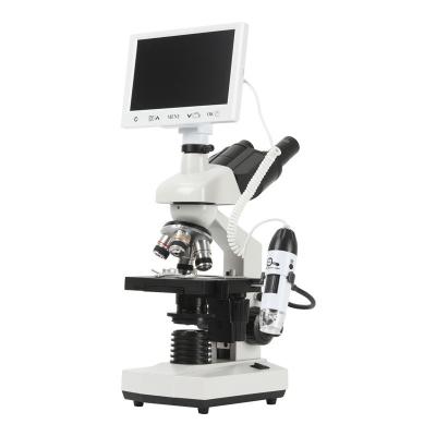 China Biological Metal Microscope with Adjustable Aperture and Double-Layer Movable Platform for sale