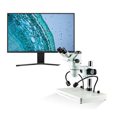 China 6.7X-45X Magnification Stereomicroscope for Zoology Botany Entomology Histology Mineralogy for sale