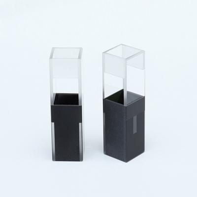 China 10mm Path Length Clear Quartz Flow Cell for Precise Refractive Index Measurements for sale