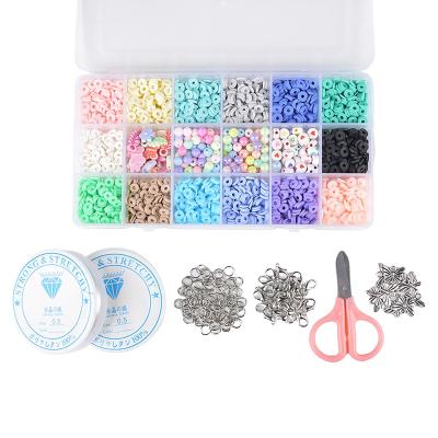 China DIY Jewelry Making Amazon 18 Slots Polymer Clay Spacer Beads Box Set For Jewelry DIY Craft Making for sale