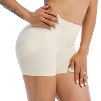 China Control Antibacterial Comfortable Panties Cross Band Around Lift Up Shapewear Mid Waist Belly Butt Increase Shorts for sale