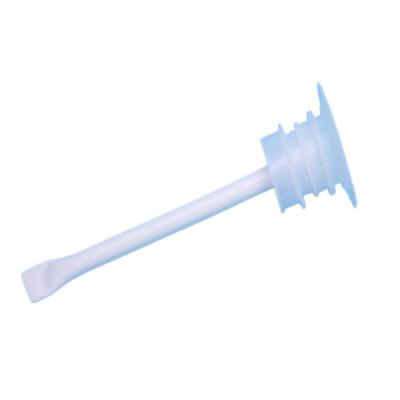 China Disposable Non Spill Low Price Plastic Valve With Tube For Milk Bag for sale