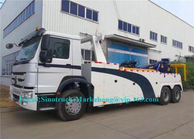 China Dauerhafter hydraulischer halb LKW Wrecker, Stadt-schwerer Wiederaufnahme-LKW der Tonnen-25-30 zu verkaufen