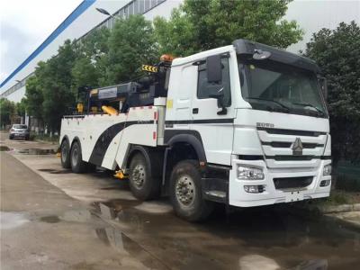 China Schaltgetriebe schwere Wrecker-LKWs, Handelsabschleppwagen-hohe Geschwindigkeit zu verkaufen