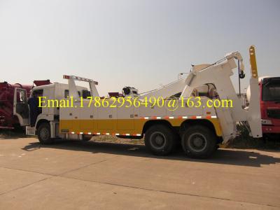 China One Bed 6x4 HW76 Cab Road Wrecker Truck With Air Conditioner ZZ1257N5847W for sale