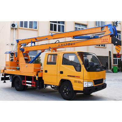 China 16M Hydraulisch Luchtplatformvoertuig, Vrachtwagen Opgezet Voertuig 8,4 van de Boomlift de Hoogte van M Max.Lifting Te koop