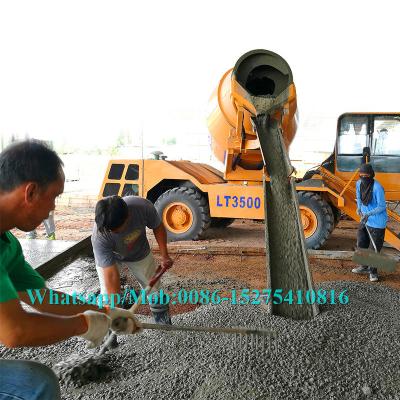 China De volledige Hydraulische Machines van het Wegwerk, de Zelf Concrete Mixer 3.5m3 van de Ladingsbouw Te koop