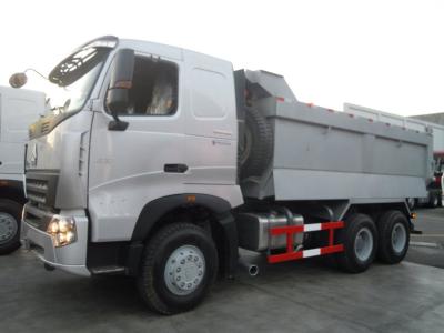 China HOWO A7 6X4 Dump Truck With One Sleeper Cabin Front Axle Steering With Double T - Cross Section Beam for sale