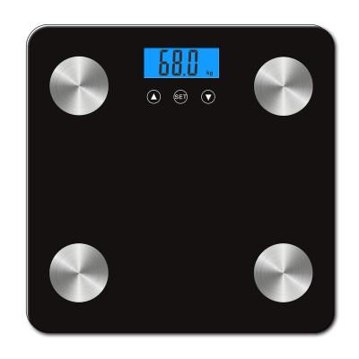 China Bathroom Scales Body Fat Scale With New Designed And Large LCD for sale