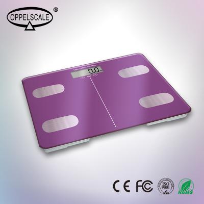 China ABS+glass Newly Arrived Digital Display Body Fat/Electronic Body Stat Scale Hydration Monitor for sale