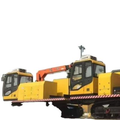 China High Performance Adjustable Crawler Sandblasting Tractor With Double Sand Spraying for sale