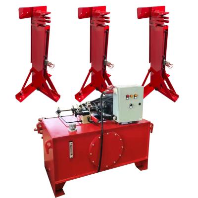 China Simple Piston Type Hydraulic Lifting Jack System for Red 800mm Min Height Lift Tank Grain Silo for sale