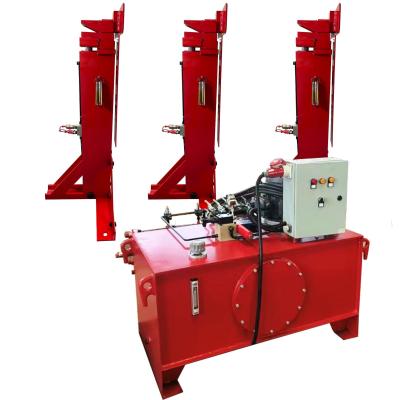 China Red Simple Piston Hydraulic Jacking System for Tank Lifting in Grain Silo Tank Jacking for sale