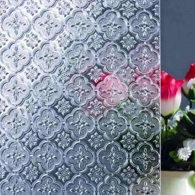 China 3mm 4mm 5mm 6mm Contemporary Factory Price Clear Morisco Patterned Glass With Flora For Building for sale