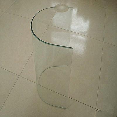 China High Pressure Resistant 6mm 8mm Customized U Shape Hot Bending Glass Curved Glass For Building for sale