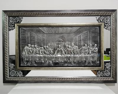 China Famous Religioso de cudros supper last syllable of a word of Guadalupe cena de jesus last supper picture frame wall arts traditional classic last for sale