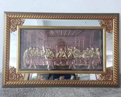 China Traditional Religious Wall Arts Last Supper Cudros Religioso Cudros Religioso Of A Word Guadalupe Cena Word 3D Home Decor Framed Arts for sale