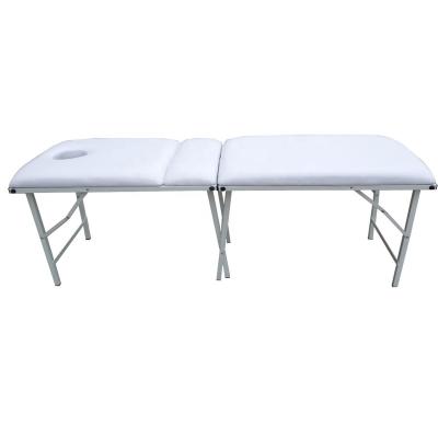 China Modern Beauty Examination Salon Equipment Beauty Bed Facial Table Salon Furniture Bed PVC Leather 6 Feet Salon Bed Beauty for sale