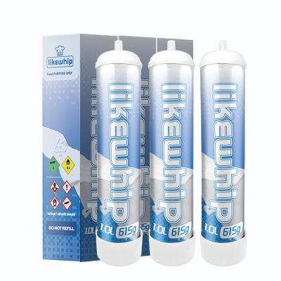 China food & Beverage Likewhip 1.0L Chargers Cream Dessert (Dessert Tools Make Cream) Tools 615G/640G Flavored Whipped Cream Charger for sale