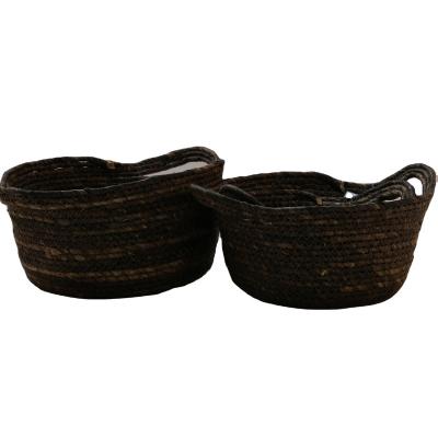 China Stored In Straw Storage Basket Laundry Basket Storageeco Wall Running Friendly Natural Multifunctional Woven Baskets for sale