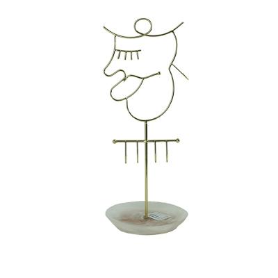 China Eco-friendly Creative Resume Art House Decoration Jewelry Stand Display Jewelry Rack for sale