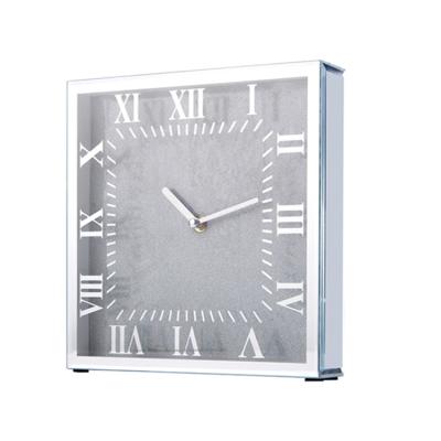 China Morden OEM luxury high quality cheap modern square wall clock creative light minimalist decor for household for sale