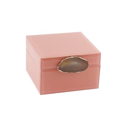 China Wholesale Eco-friendly Antique Luxury Glass Rose Jewelry Europe Cosmetic Storage Box For Home for sale