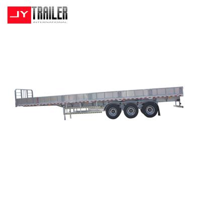 China 60 Ton Side Wall Semi Trailer Side Wall Cargo Transport Truck Steel Semi Trailer From Chinese Manufacturer for sale