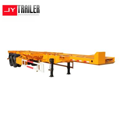 China container truck semi trailer mechanical / air suspension 60 tons 7000-16000*2500*1500 (mm) (L*W*H) for sale