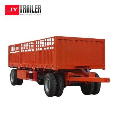 China I beam 3 axle hot sale farm trailer good quality farm tractor farm trailer for sale