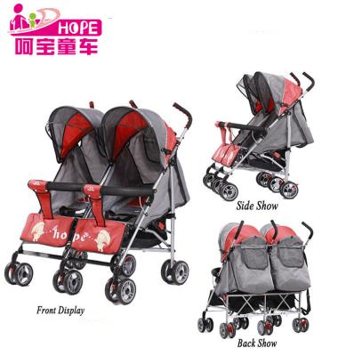 China Can be compact and portable can be double compact and portable baby stroller for twins for sale