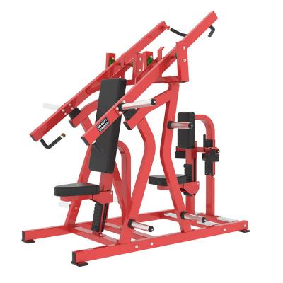 China 50*100*3.0mm Flat Oval Steel Tube Hammer Strength 2-Mode Flat Loaded Incline Chest Press and Lowering Machine for sale