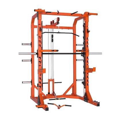 China 2020 Exercise Equipment OEM Fitness Multifunction Lat Chin Up Smith Machine Power Squat Stand for sale