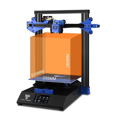 Cina Resume print TWOTREES Blu-3 v2 3D printer drucker kit impresora fdm printing extruder metal printing machine printers in vendita