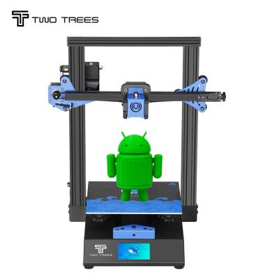 China Resume Printing Automatic Leveling Printer Twotrees Blu-3 v2 3d Printer Professional Large Size 235*235mm Resume 3d Printing Machine for sale