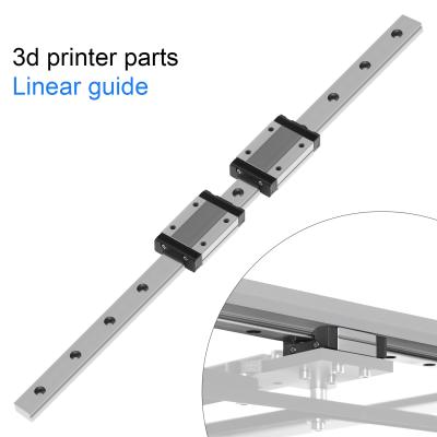 China Building material stores 3d printer L100 150 200 250 300 350 400 450 500 550 600 650 700 800 1000mm mgn12 linear guide rail for sale