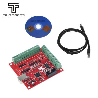 China Twotrees Motion Controller USB MACH3 100Khz Breakout Board mach3 panel 4 axis interface driver Motion Controller for sale