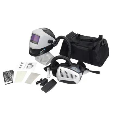 China Durable CE EN379 Auto Darkening Welding Helmet With Respirators for sale