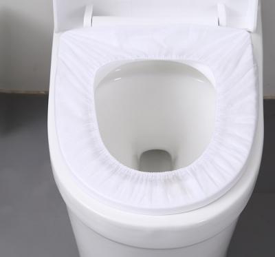 China Disposable Disposable Non-woven Waterproof Double-Layer Toilet Cover Toilet Seat Disinfectant Pad for sale