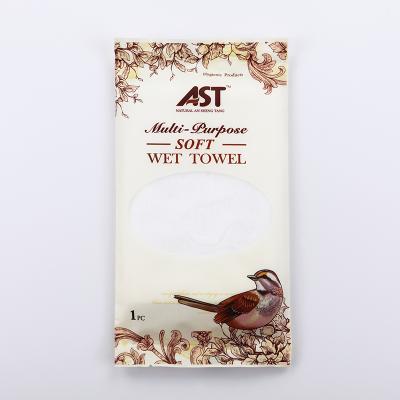 China Daily Life Cleaning AST Single Pack Universal Wet Towel Microfiber Super Soft Wet Towel for sale